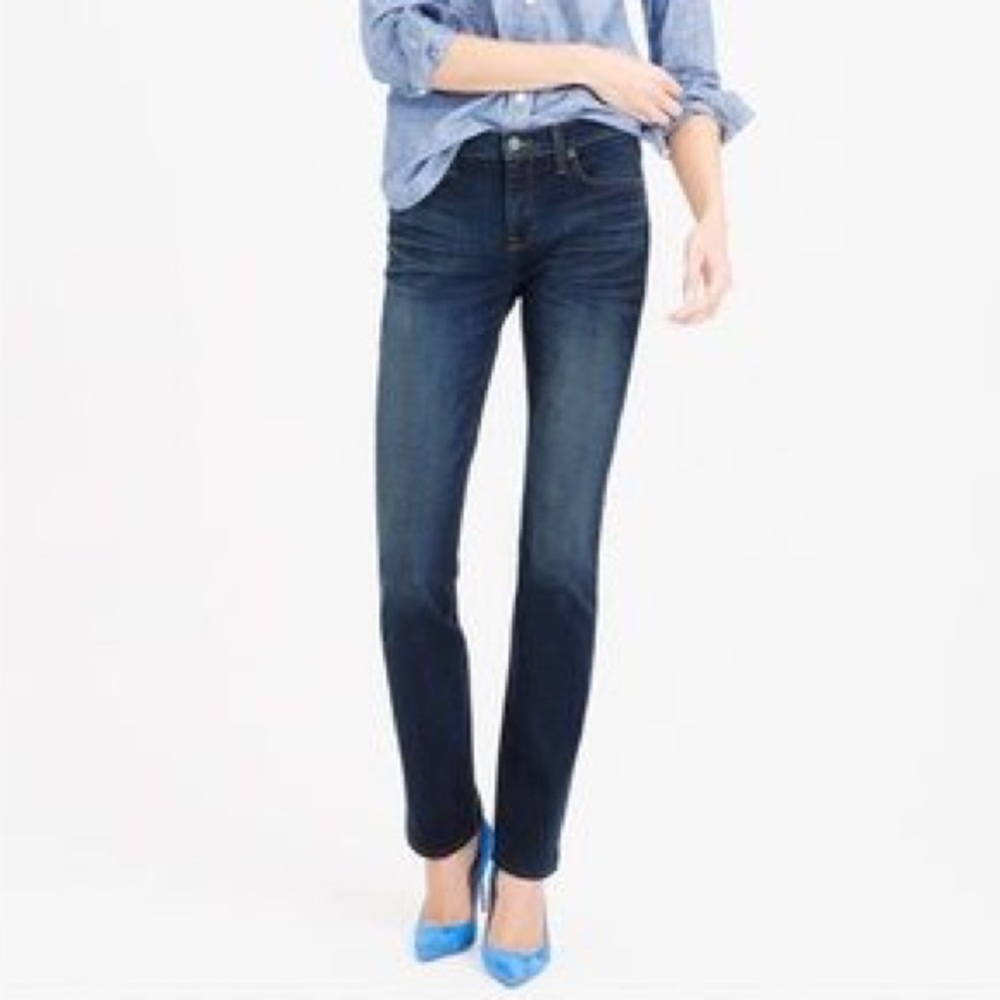 J. CREW Matchstick Jeans Size 26 Dark Blue EUC